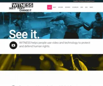 Witness.org(Human Rights Video) Screenshot