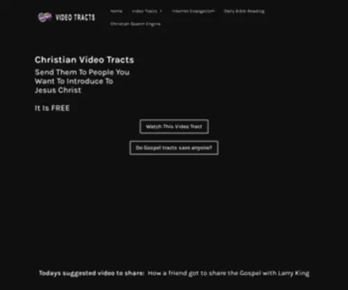 Witnessclips.com(Christian Video Sharing) Screenshot