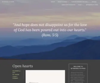 Witnessestohope.org(Witnesses to Hope) Screenshot