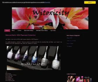 Witoxicity.com(Beauty and makeup product reviews and features) Screenshot