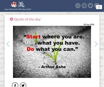 Witsandsweeps.com(Wits and Sweeps) Screenshot