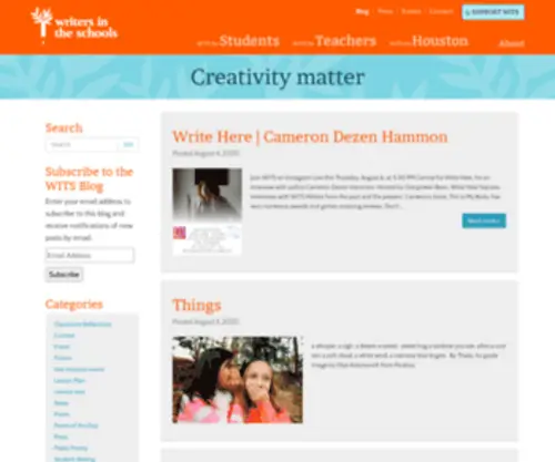 Witsblog.org(Our site is about all things creativity lies within all of us. We believe imagination) Screenshot