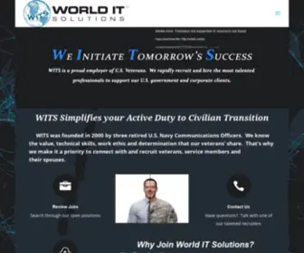 Witsllc.com(World Information Technology Solutions) Screenshot