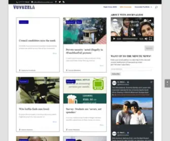 Witsvuvuzela.com(Wits Vuvuzela Wits student newspaper) Screenshot