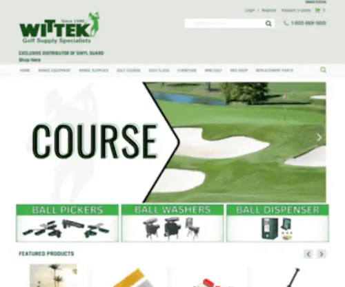 Wittekgolf.com(Wittek Golf Supply Co) Screenshot
