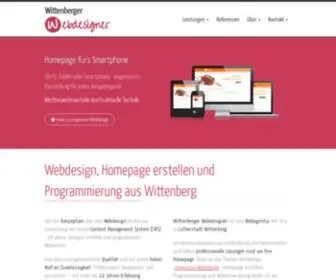 Wittenberger-Webdesigner.de(Wittenberger Webdesigner) Screenshot