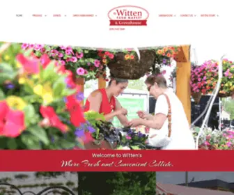 Wittenfarm.com(The Witten Farm Market and Greenhouse) Screenshot