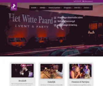 Wittepaard.nl(Partycentrum Zuid) Screenshot