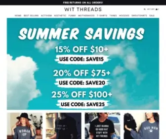 Witthreads.com(Wit Threads) Screenshot