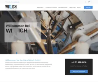 Wittich.ch(Laser Graviermaschinen entdecken) Screenshot