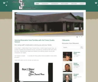 Wittichfuneralhome.com(Muscatine Funeral Home) Screenshot