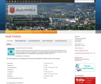 Wittlich.de(Stadt Wittlich) Screenshot