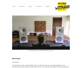 Wittmann-Hifi.de(Hifi Studio Wittmann) Screenshot