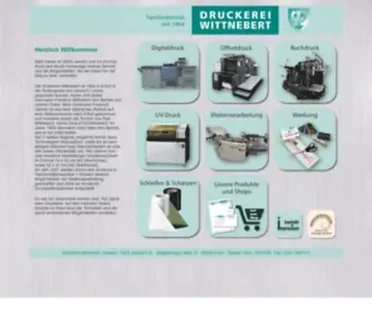 Wittnebert.de(Druckerei Wittnebert Erfurt) Screenshot