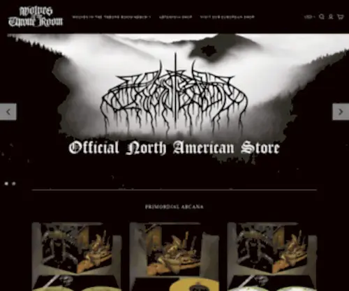 Wittr-Merch.com(Wolves in the Throne Room Official Merchandise) Screenshot