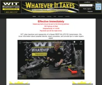 Wittrans.com(Whatever It Takes) Screenshot