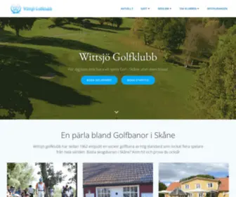 Wittsjogk.se(Wittsjö Golfklubb) Screenshot