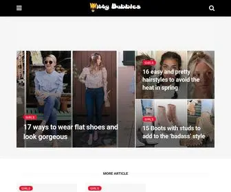 Wittybubbles.com(All About Interesting Stories) Screenshot