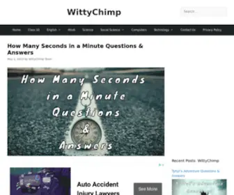 Wittychimp.com(Think Education and Technology) Screenshot