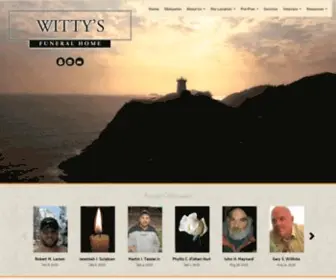 Wittyfuneralhome.com(Witty's Funeral Home) Screenshot