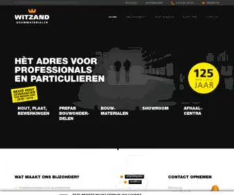 Witzand.nl(Witzand Bouwmaterialen) Screenshot