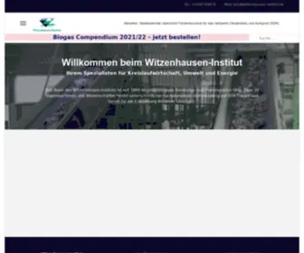 Witzenhausen-Institut.de(Das Team des Witzenhausen) Screenshot