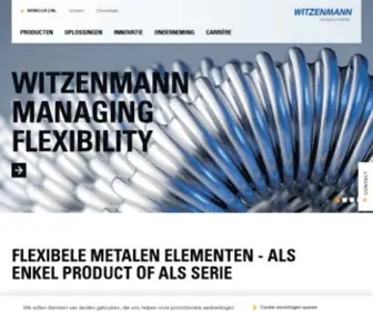 Witzenmann.be(FLEXIBELE METALEN ELEMENTEN) Screenshot