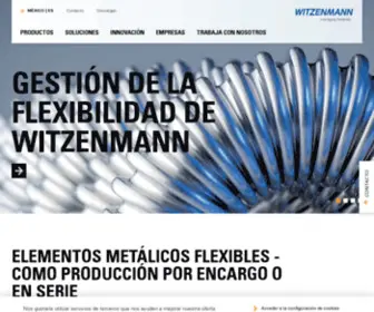 Witzenmann.com.mx(ELEMENTOS METÁLICOS FLEXIBLES) Screenshot