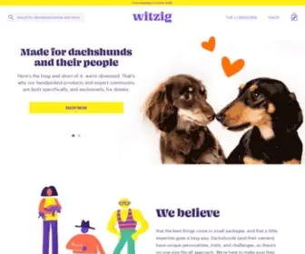 Witzig.com(Witzig (for dachshunds and their people)) Screenshot