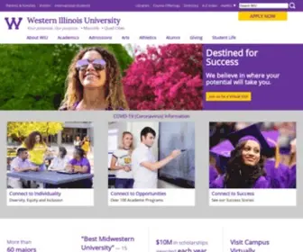 Wiu.com(Western Illinois University students have the advantages of large universities) Screenshot