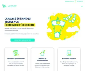 Wivaldy.com(Bilan et suivi de consommation d'électricité) Screenshot