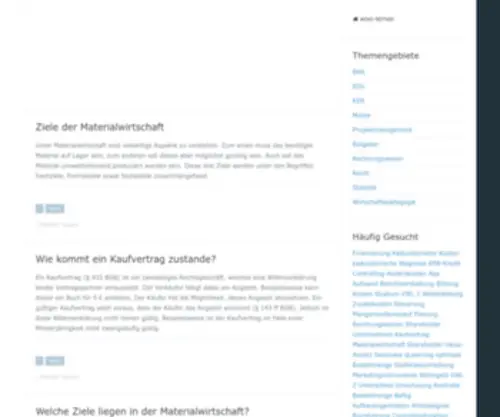 Wiwi-Lernen.de(Einfach Wiwi im Studium online lernen) Screenshot