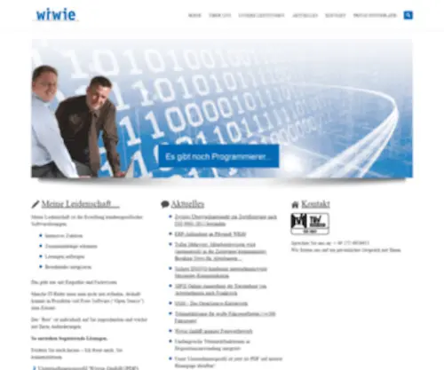Wiwie.de(Es gibt noch Programmierer) Screenshot