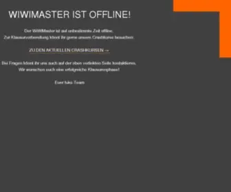 Wiwimaster.de(Die online) Screenshot