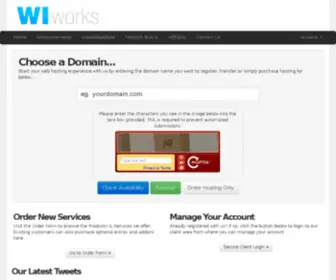 Wiworkshosting.com(Wiworks, Inc) Screenshot