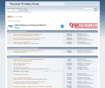 Wiwrestling.info(Wisconsin Wrestling Forum) Screenshot