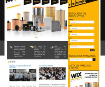 Wixfilters.com.ve(Wix filters de venezuela) Screenshot