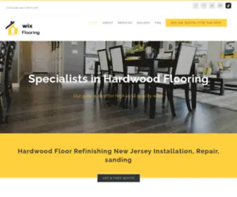 Wixflooring.com(Hardwood Floor Refinishing New Jersey Installation) Screenshot