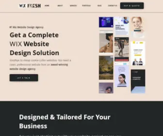 Wixfresh.com(Pro Wix Website Designers) Screenshot