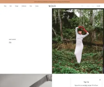 Wixii.co.nz(Natural Fabrics) Screenshot