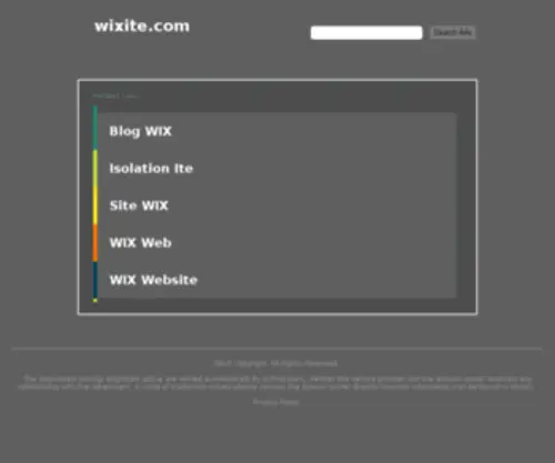 Wixite.com(Wixite) Screenshot