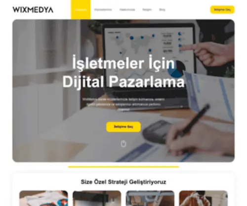 Wixmedya.com(Wixmedya dijital pazarlama ve sosyal medya hizmetleri) Screenshot
