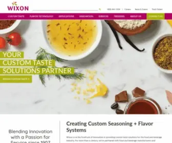 Wixon.com(Custom Flavor Solutions) Screenshot