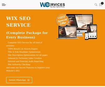 Wixservices.com(SEO Management) Screenshot