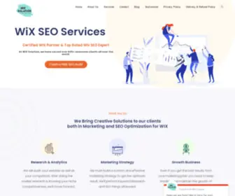 Wixsolution.com(WiX SEO Services) Screenshot