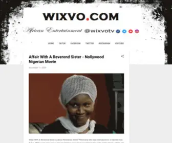 Wixvo.com(Wixvo Entertainment) Screenshot