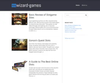 Wizard-Games.com(Wizard Games) Screenshot