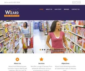 Wizardfoodmarketing.com.au(Wizard Food Marketing) Screenshot