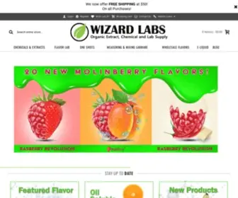Wizardlabs.us(Budget DIY Vaping Supplies. Wizard Labs) Screenshot