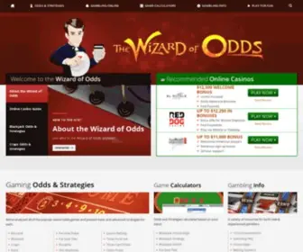 Wizardofodds.com Screenshot